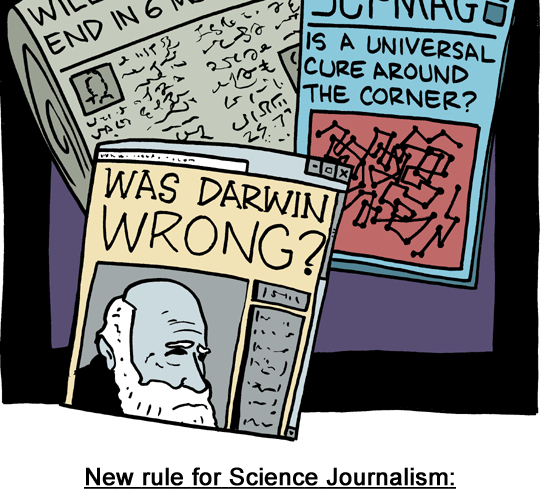 Nueva regla para el periodismo científico