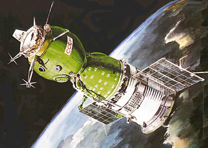 Vladímir Mijáilovich Komarov, el primer hombre en morir en una misión espacial