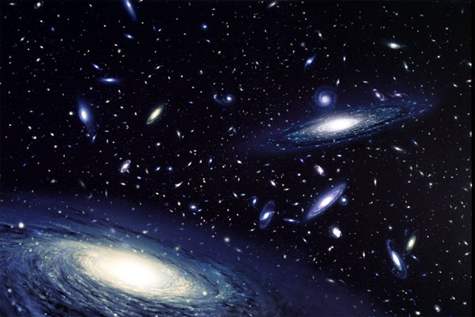 Todas las galaxias conocidas en un video 3D