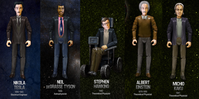 Tesla, Tyson, Hawking, Einstein y Kaku