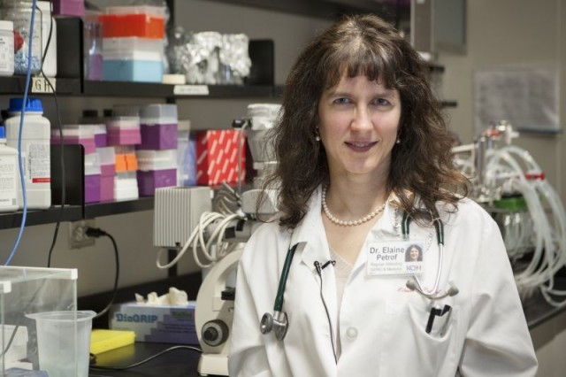 Jan 9 2013 - Dr. Elaine Petrof, researcher at Kingston General Hospital.