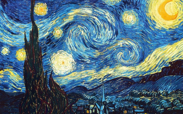 Noche estrellada de Vincent van Gogh