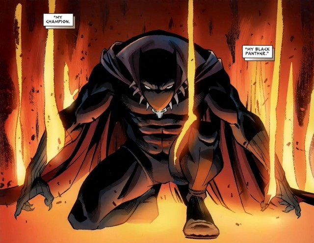 Pantera Negra en versión cómic. Fuente