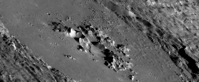 Vista oblicua cráter Abedin