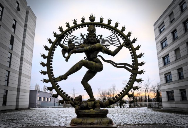 Figura de Shiva en el CERN | Imagen Héctor García