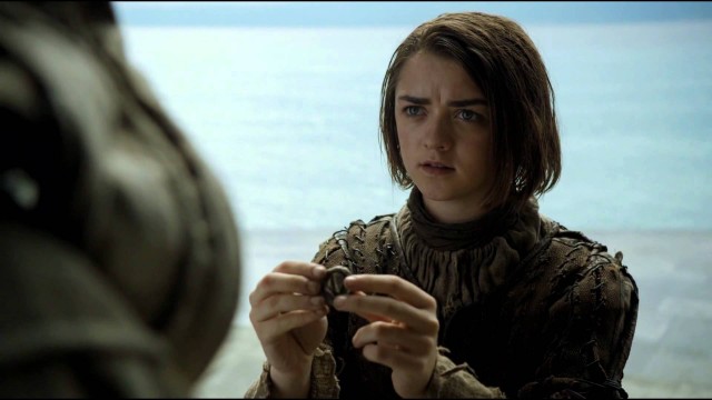 Arya a punto de convertirse en Salina en su viaje hacia Braavos. Fuente
