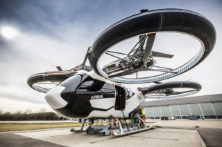 Prototipo de taxi volador eléctrico CityAirbus.