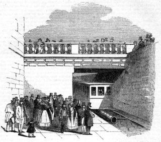Ferrocarril atmosférico de Dalkey, Irlanda.