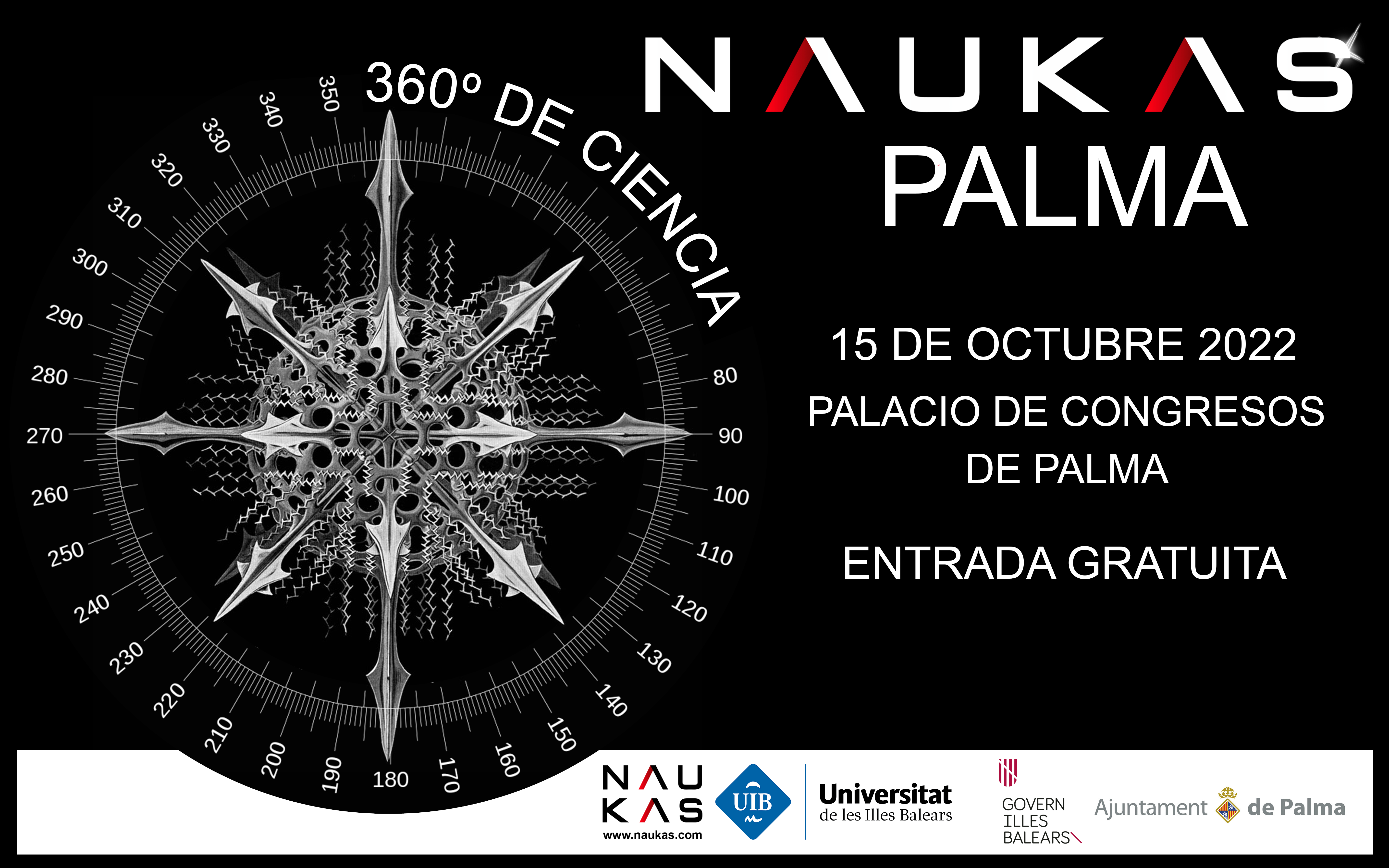 ATENCIÓN: Nuevo Naukas Palma de Mallorca, 15 de octubre