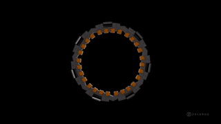 Animación que describe la arquitectura general de un motor de inducción lineal.