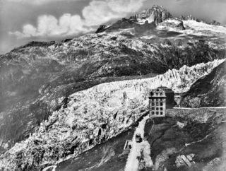 El hotel Belvédère en 1921.