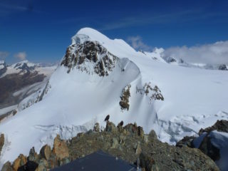El Monte Rosa visto desde la cima del Klein Matterhorn