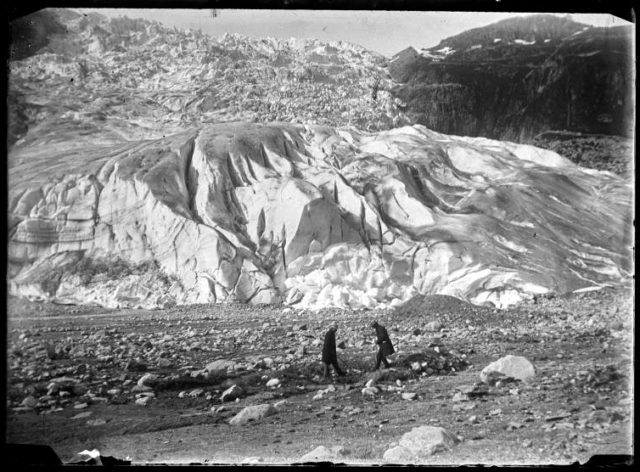Glaciar del Ródano, 1892.