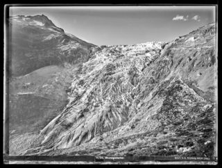 Glaciar del Ródano, 1907.