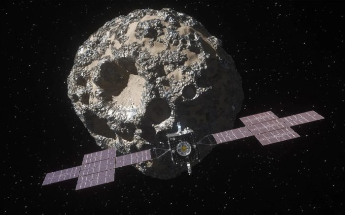 La sonda Psyche de NASA se aproxima al asteroide del mismo nombre, (16) Psique.